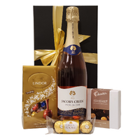 Sparkling Rosé and Chocolates Gift Box